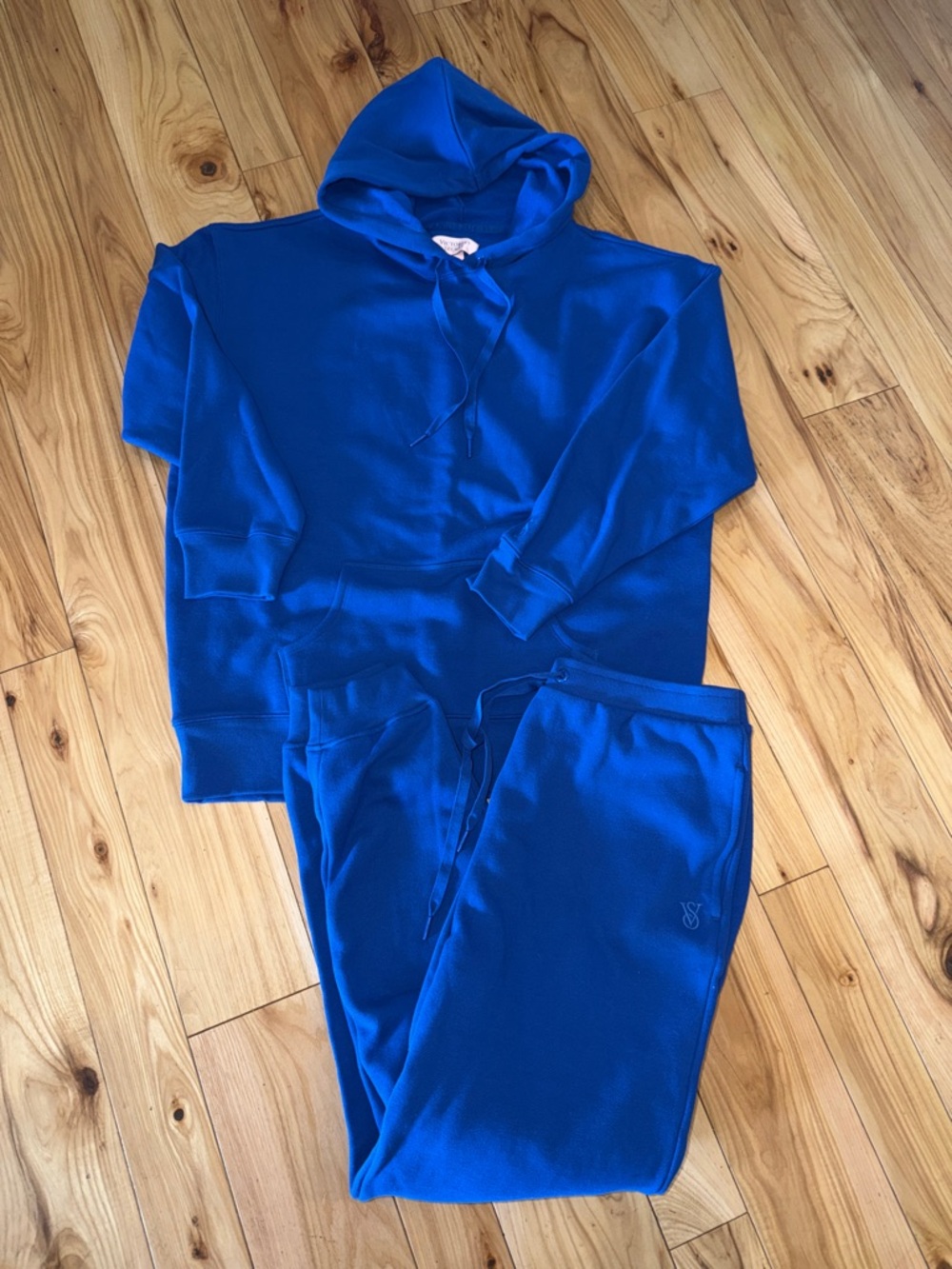 Victoria’s Secret Royal Blue Hoodie and Jogger Set, Size M
